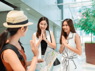 Thai and Tourist Greeting